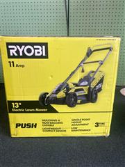 Ryobi RYAC130-S 13 inch Electric Walk Behind Push Mower